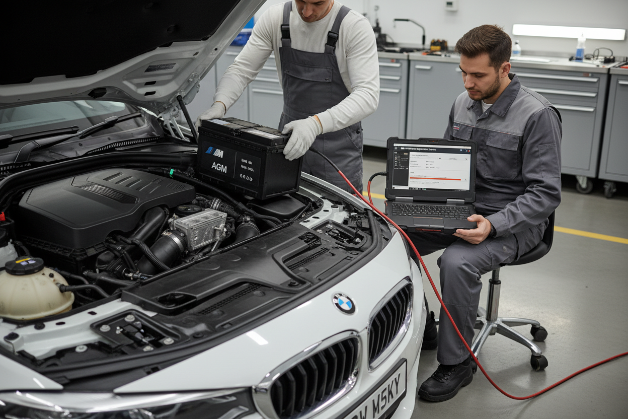 BMW Batterij Registreren bij Modulelab